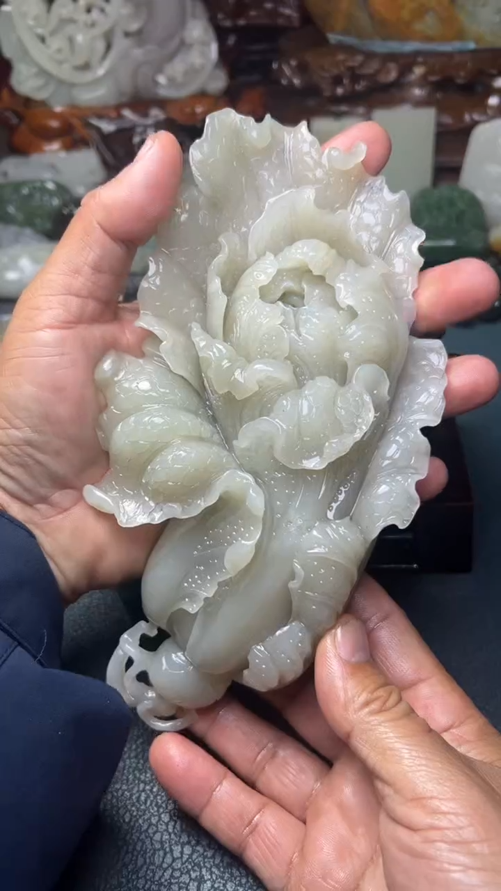 未镶嵌和田玉摆件-