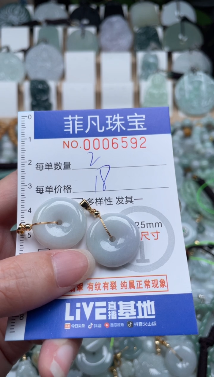翡翠未镶嵌颈饰00..6592