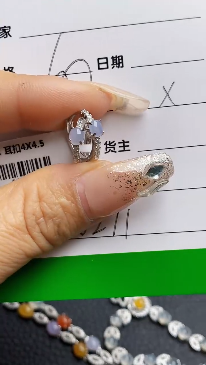 【闪购商品】翡翠戒指银S925镶嵌0271