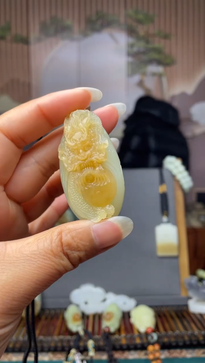 颈饰未镶嵌和田玉拍一发一