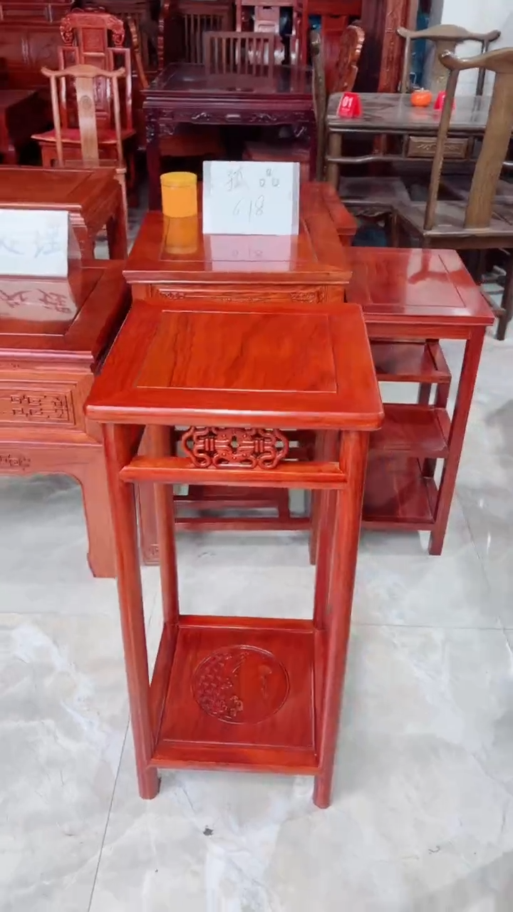 花梨木类成套家具老挝花梨木花架