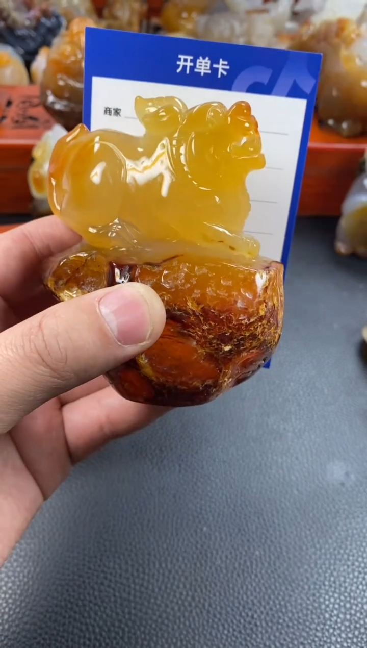 【闪购商品】玛瑙/玉髓摆件未镶嵌1