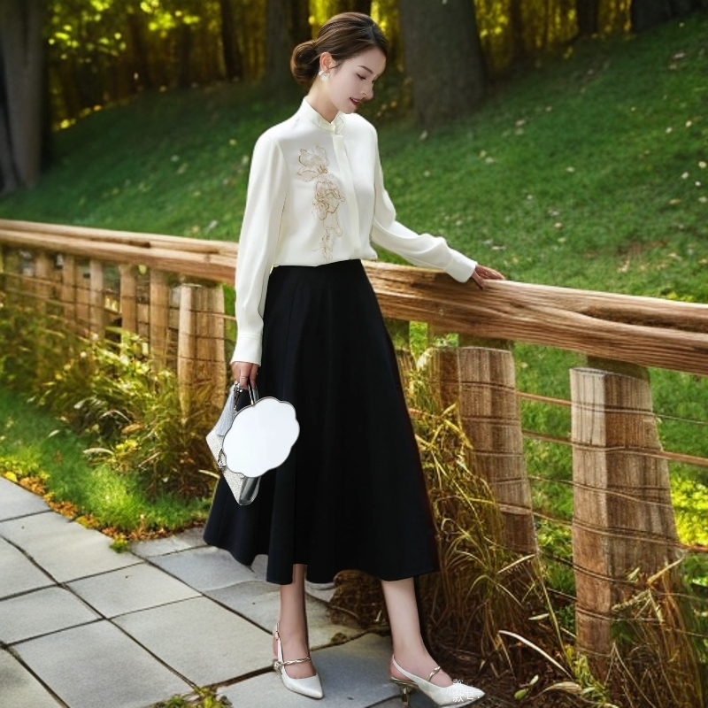 GXO【G进口面料】2025秋新品专选优雅秋冬时尚半身裙KQ0109裙子秋季