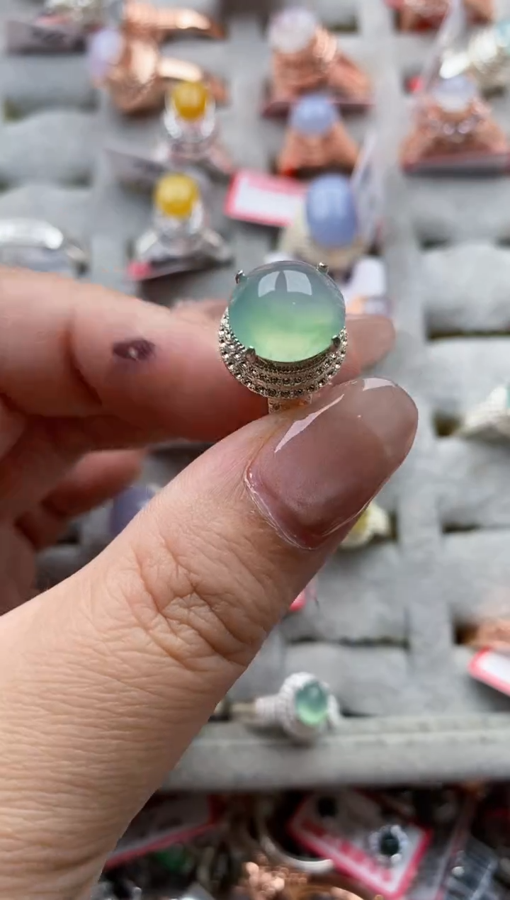【闪购商品】翡翠戒指未镶嵌444444---14