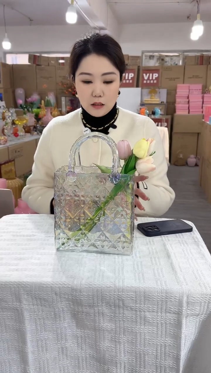 【闪购商品】琉璃泰新花器E-96