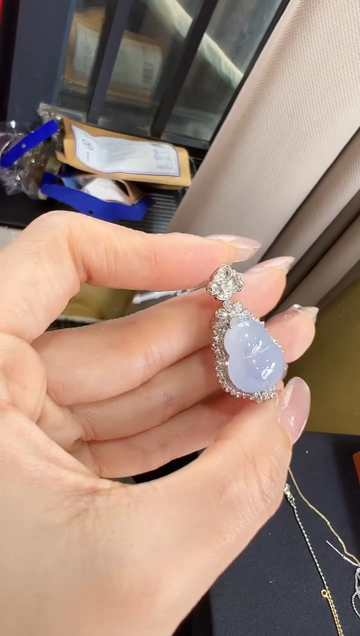 【闪购商品】翡翠颈饰18K金镶嵌DFZ0202-4