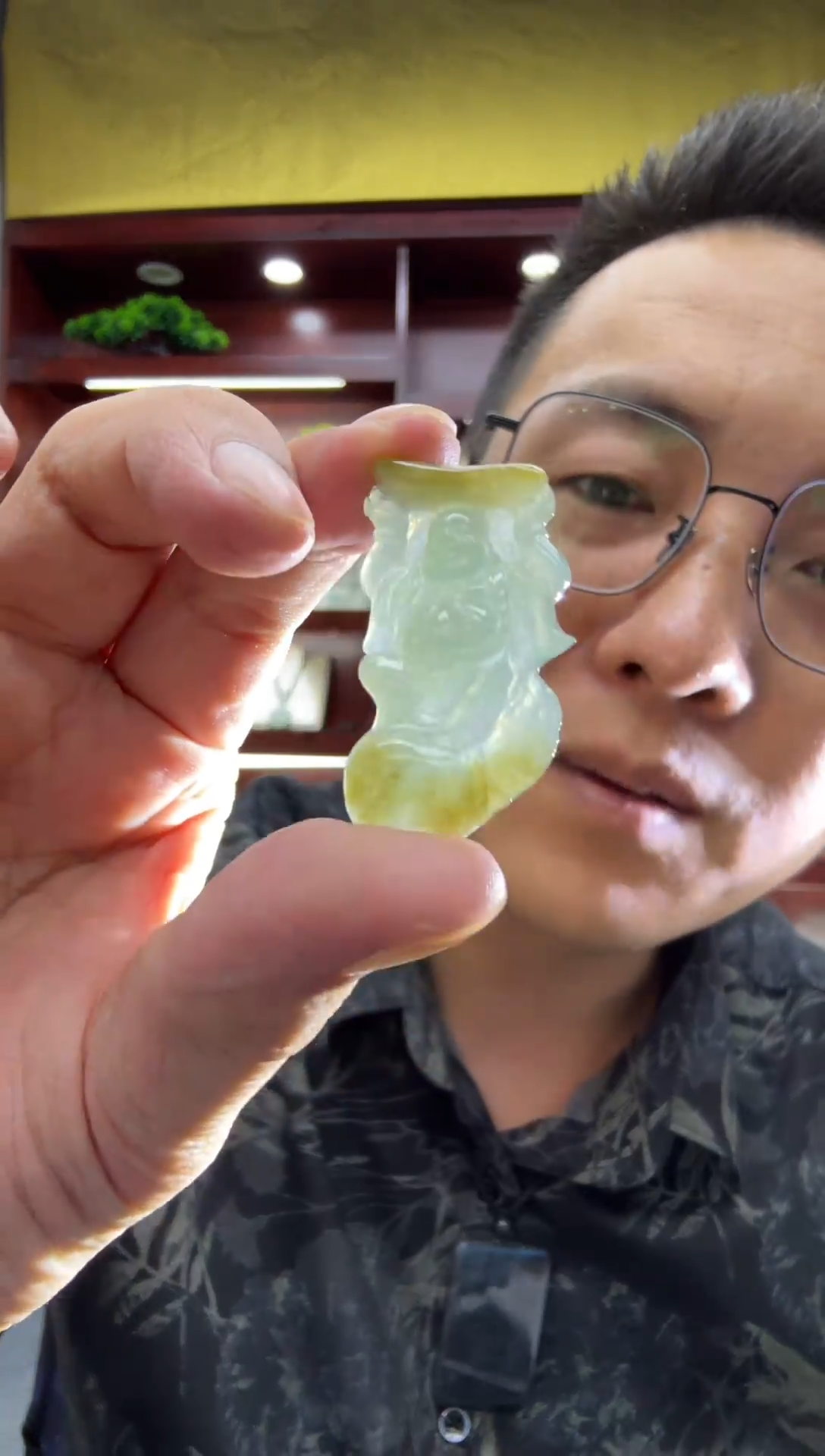 翡翠未镶嵌挂件A货翡翠多样性孤品