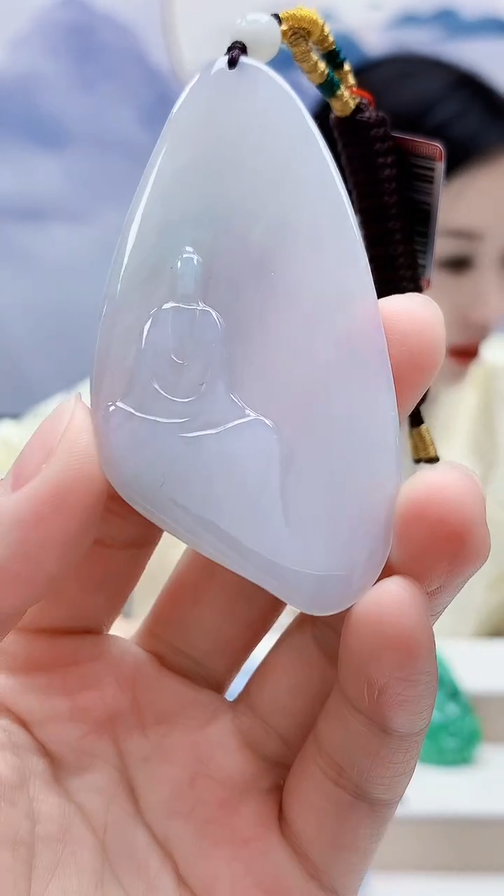 未镶嵌定制翡翠4852lr-毛货挂件78