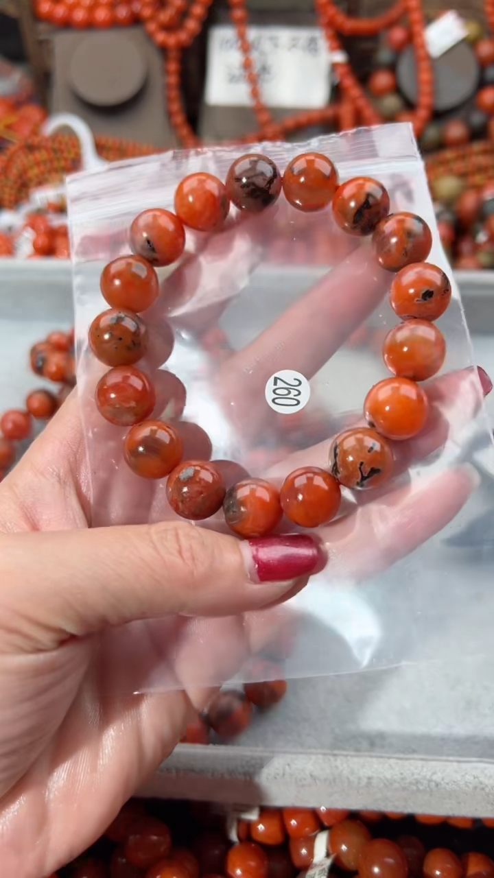 【闪购商品】南红玛瑙手串未镶嵌13+