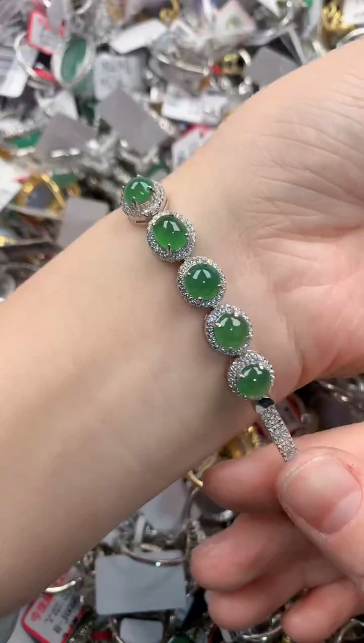 银S925镶嵌戒指翡翠333                 7