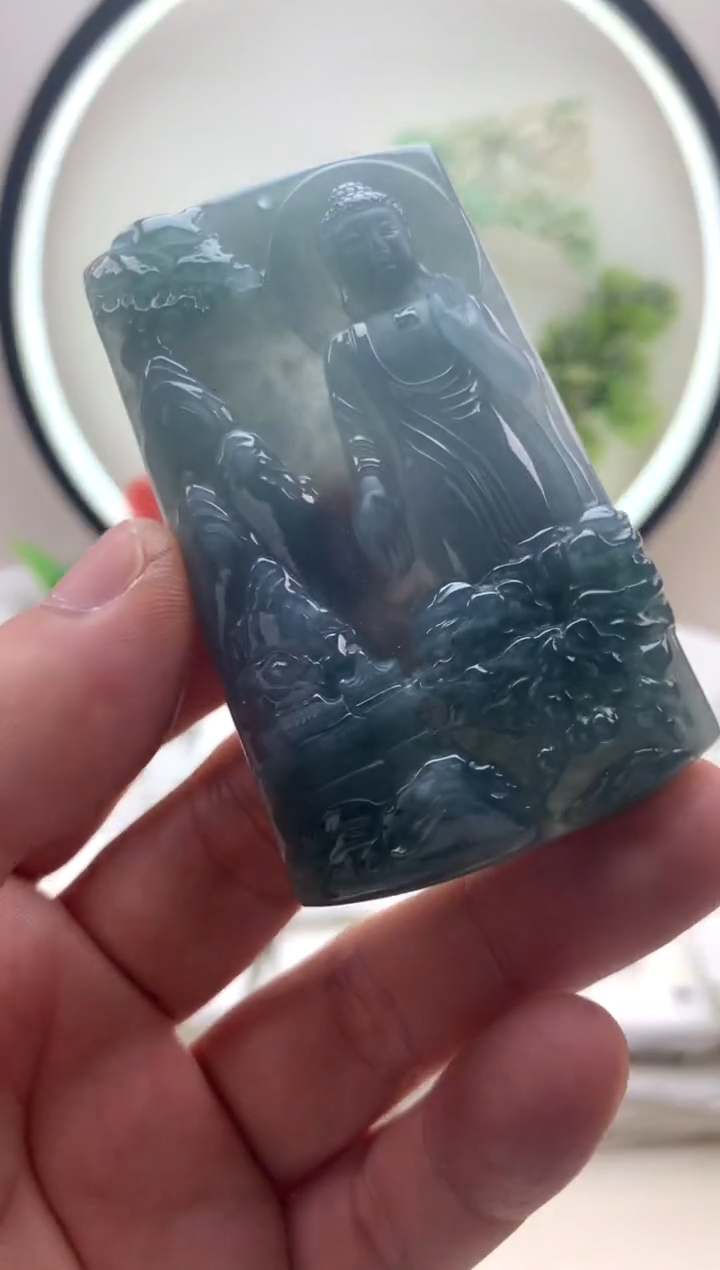 颈饰未镶嵌翡翠阿弥陀佛