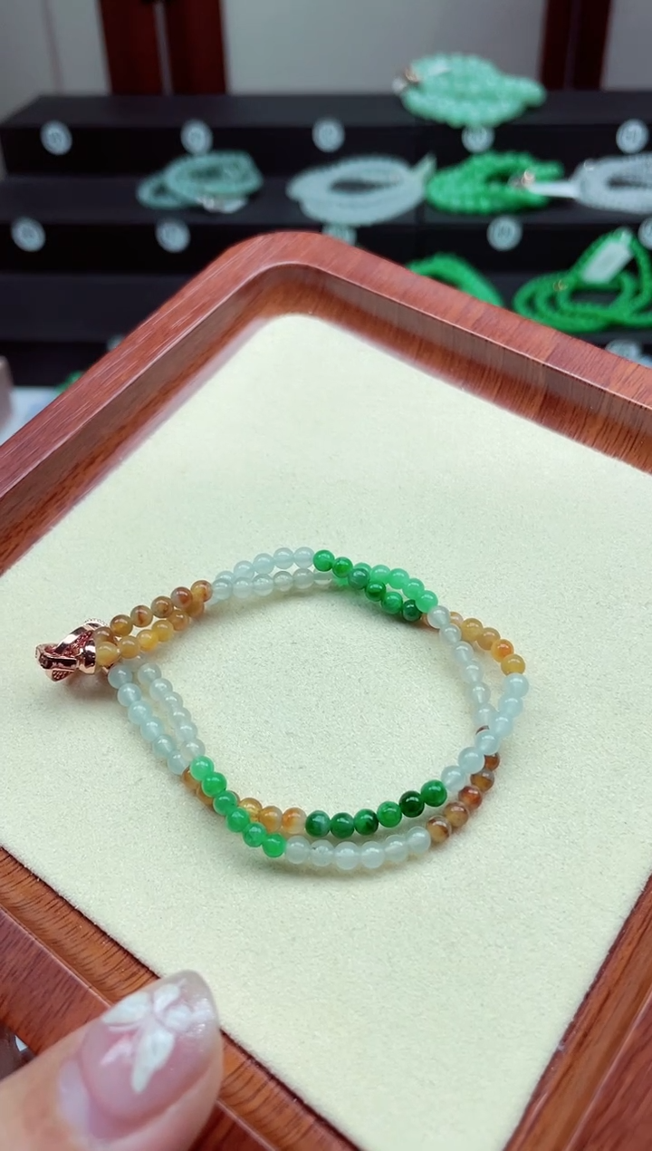 【闪购商品】翡翠手链未镶嵌缅甸翡翠