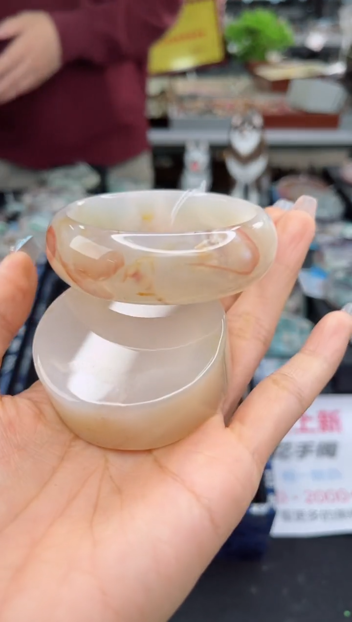 【闪购商品】石英质玉手镯未镶嵌55圈口（赠品镯心）3650090