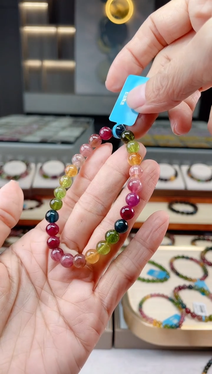 【闪购商品】碧玺单圈手串未镶嵌（多样性发一条）Q