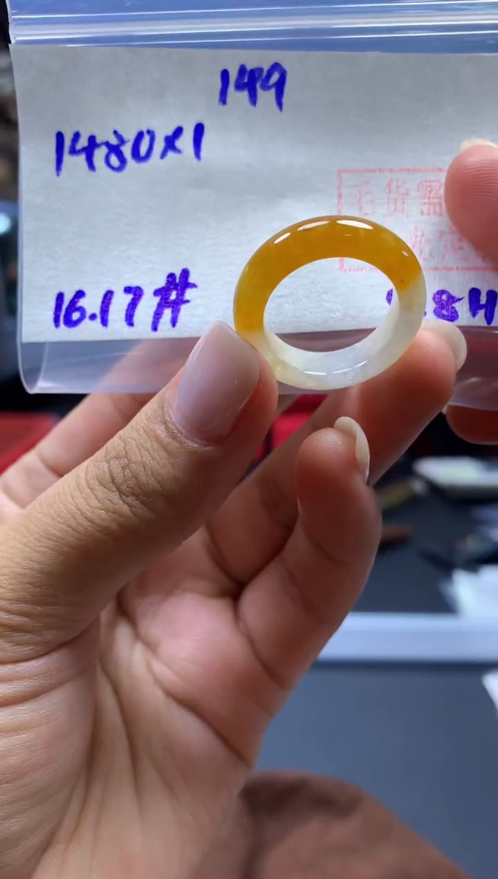 未镶嵌定制翡翠戒圈#1480元-毛货需精细抛光