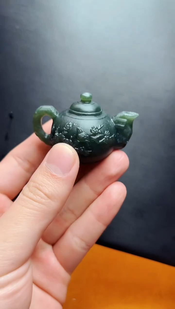 【闪购商品】和田玉把件未镶嵌把把壶kk【定制】