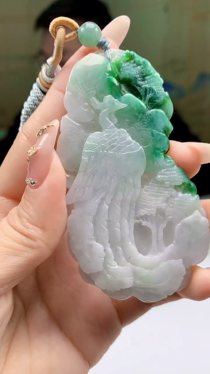 【闪购商品】定制翡翠未镶嵌5125ty-毛货挂件29