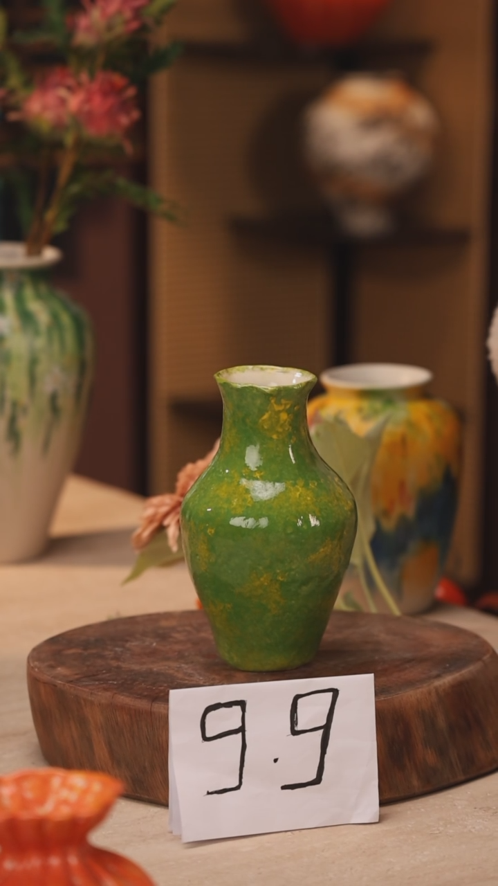 【闪购商品】陶瓷景德镇设计师手作花器摆件侘寂风
