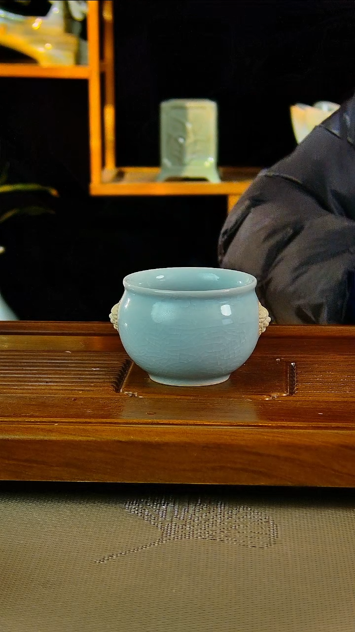 【闪购商品】婷婷专属闪购原款原釉汝瓷福利杯