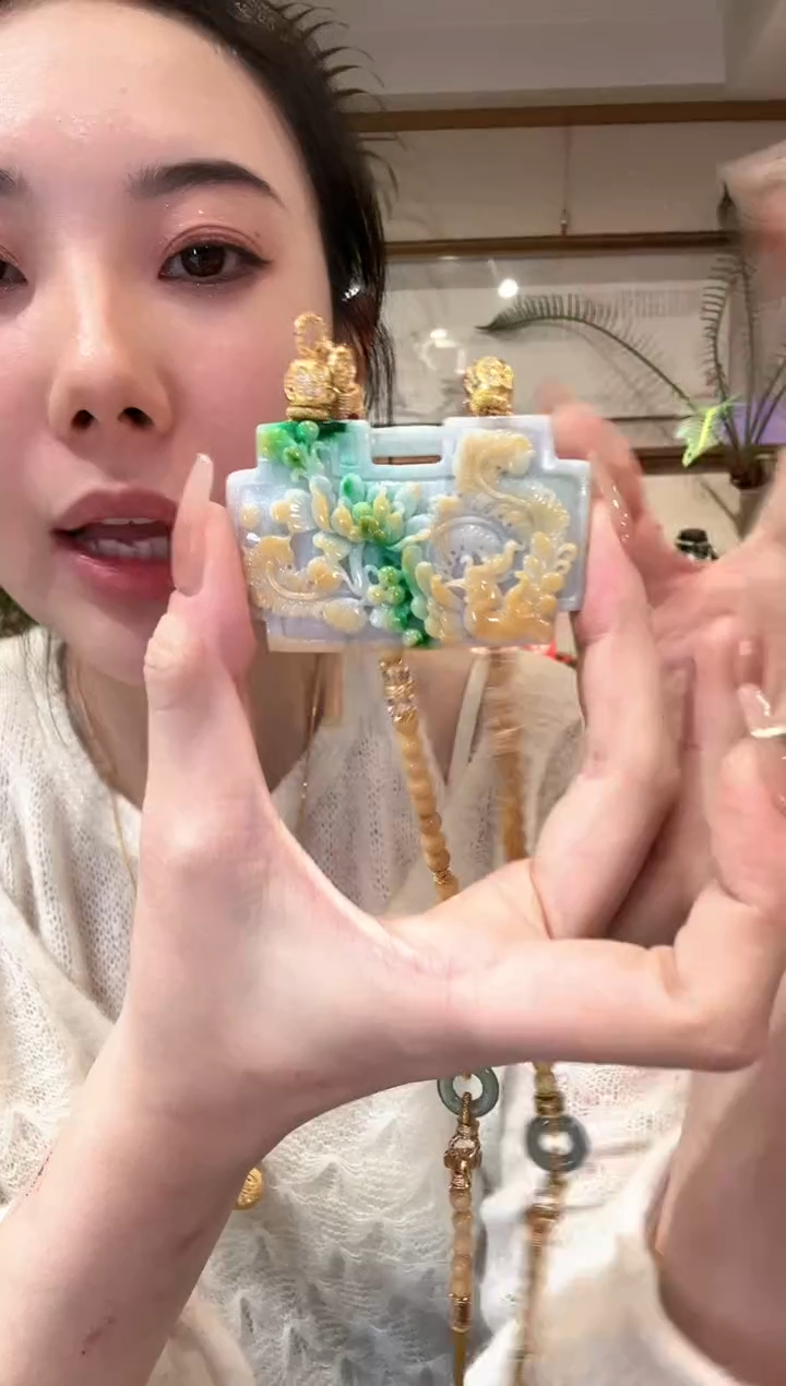 【闪购商品】翡翠颈饰未镶嵌国风