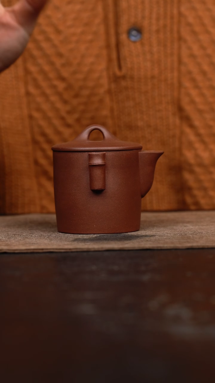 【闪购商品】紫砂茶壶竹节侧把公道