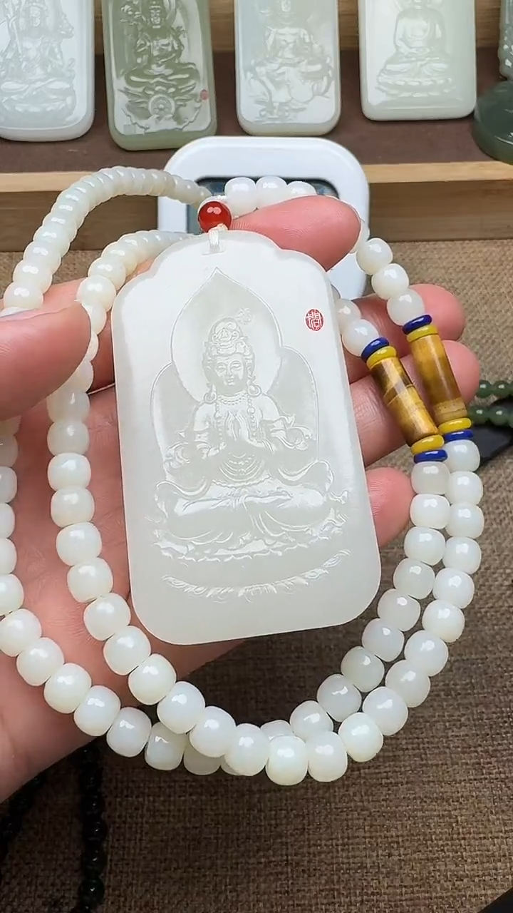 【闪购商品】和田玉颈饰未镶嵌岁月静好