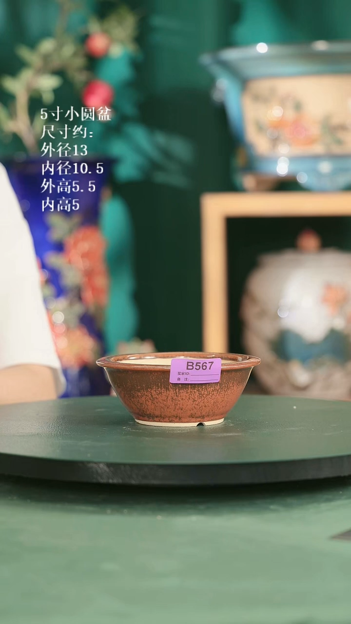 5寸小圆盆   567