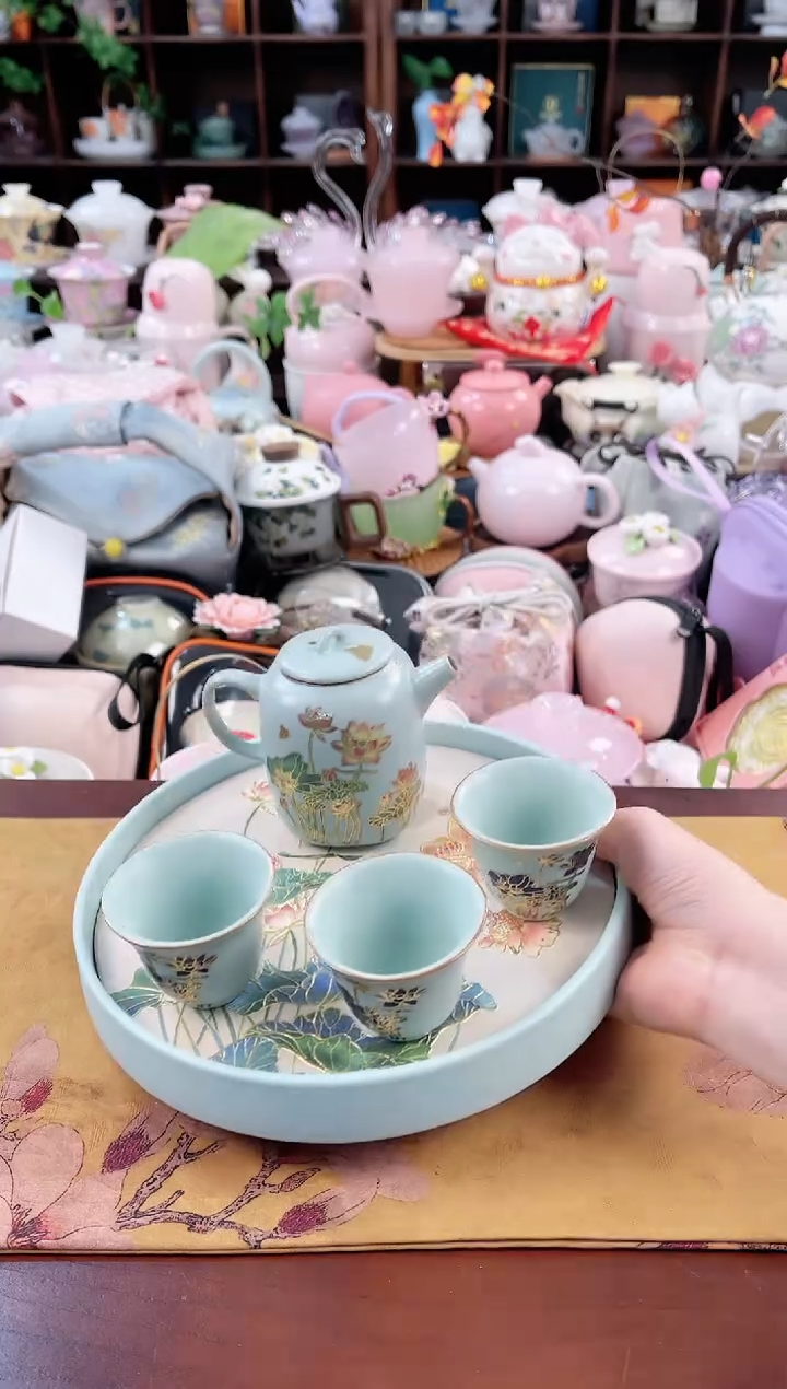 【闪购商品】瓷片茶具：库存仅剩1件