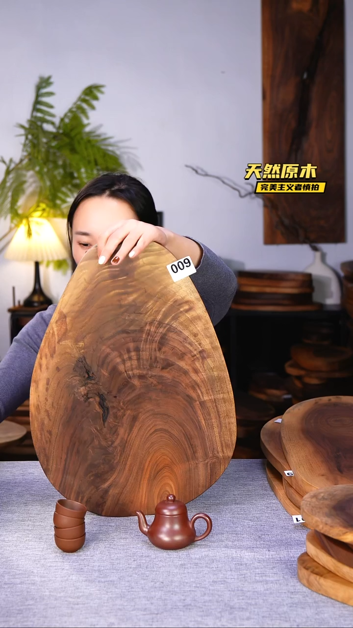 木北美黑胡桃原木.干裂疤结不属于商品质量问题完美主义者慎拍