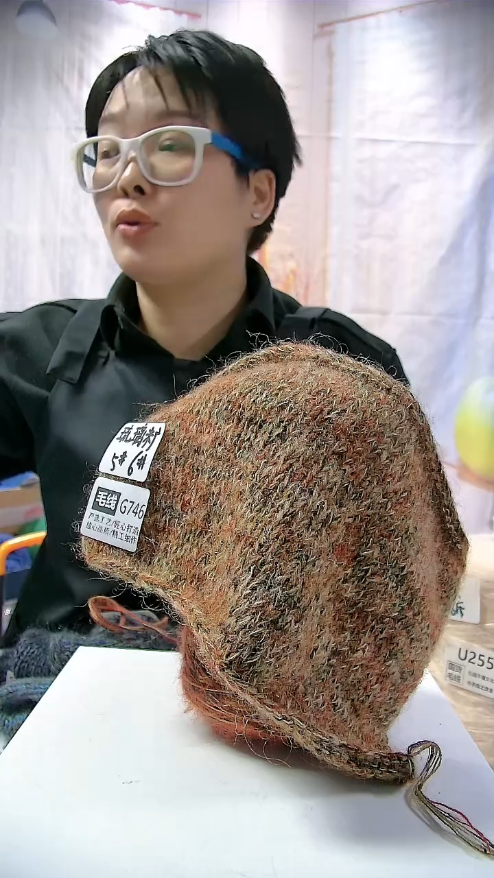 【G746琉璃糖】新品蝶梦系列山羊马海毛1桶（0.5斤）(适用5.5mm针)   