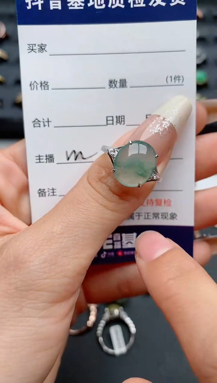 【闪购商品】翡翠戒指银S925镶嵌...........
