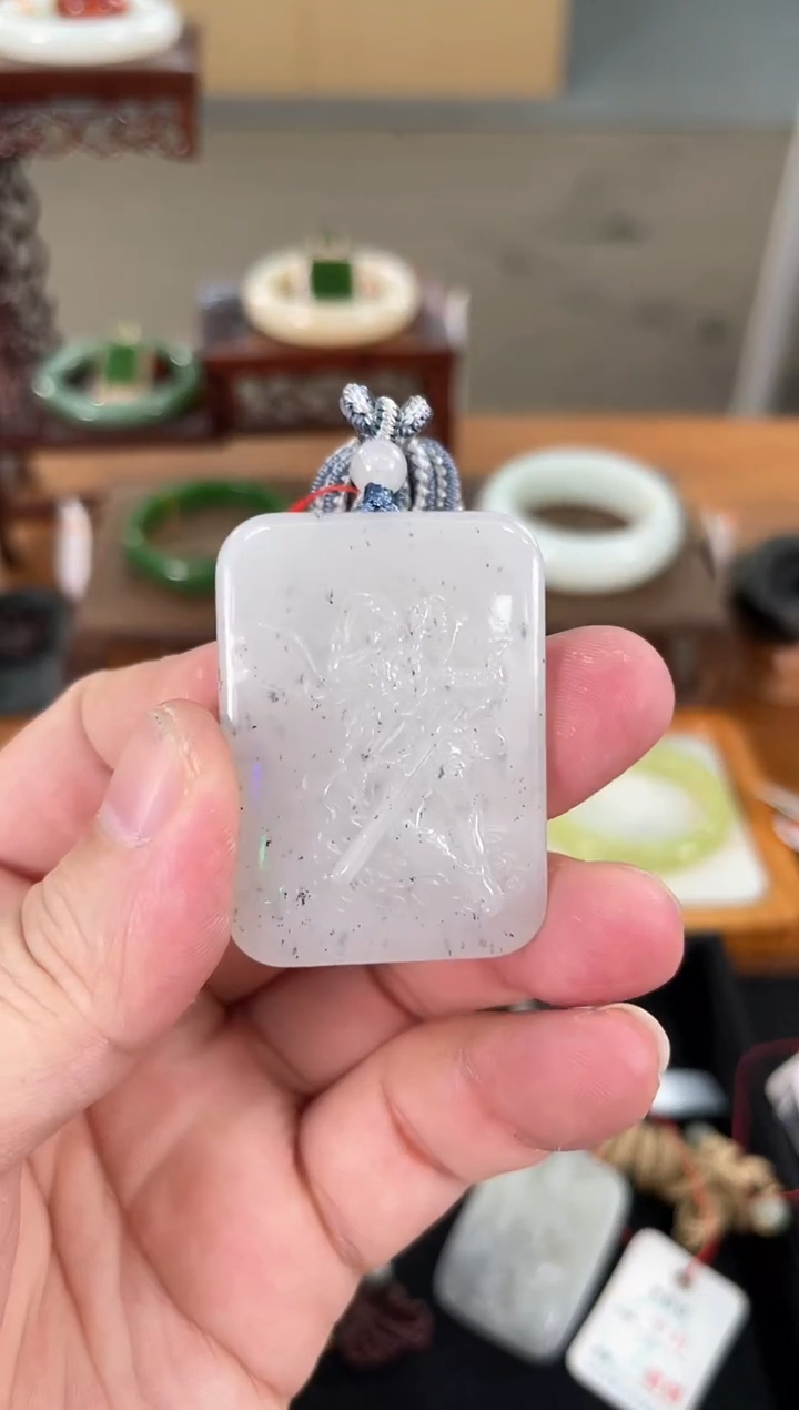 吊坠(不含链)未镶嵌和田玉新疆黑山 大圣