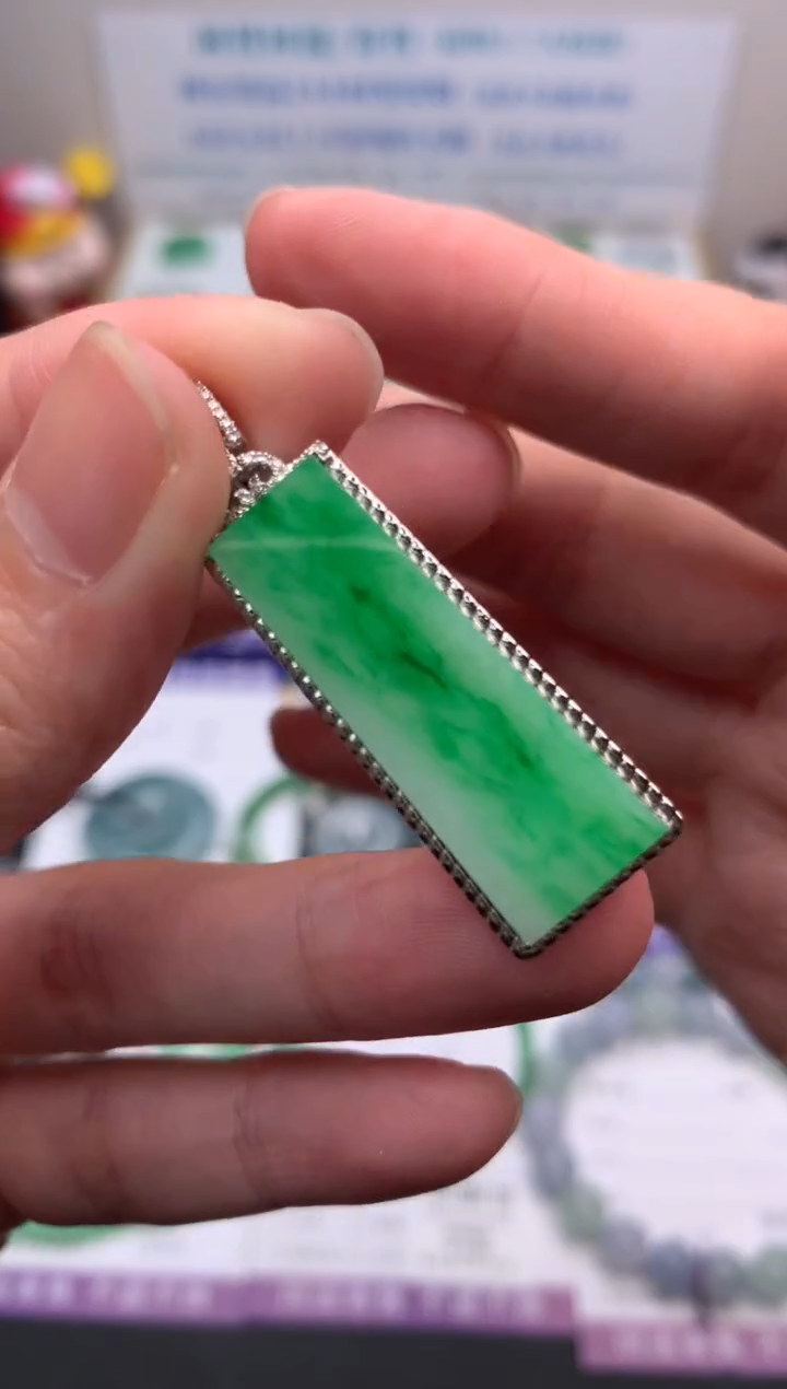 【闪购商品】定制翡翠18K金镶嵌模式推广期24小时鉴赏期