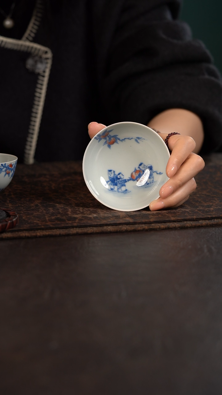 【闪购商品】杯聚澜堂九桃五福大普洱杯