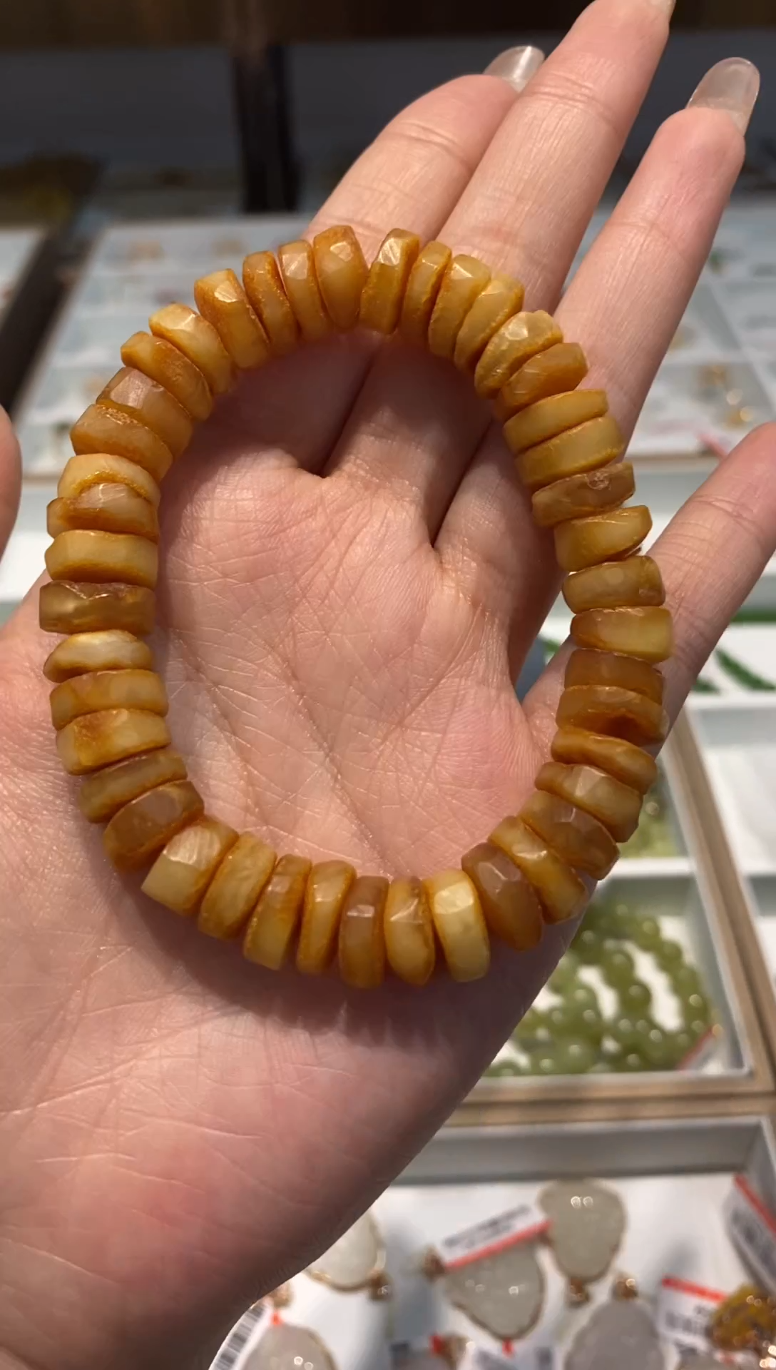 【闪购商品】琥珀手串未镶嵌手串