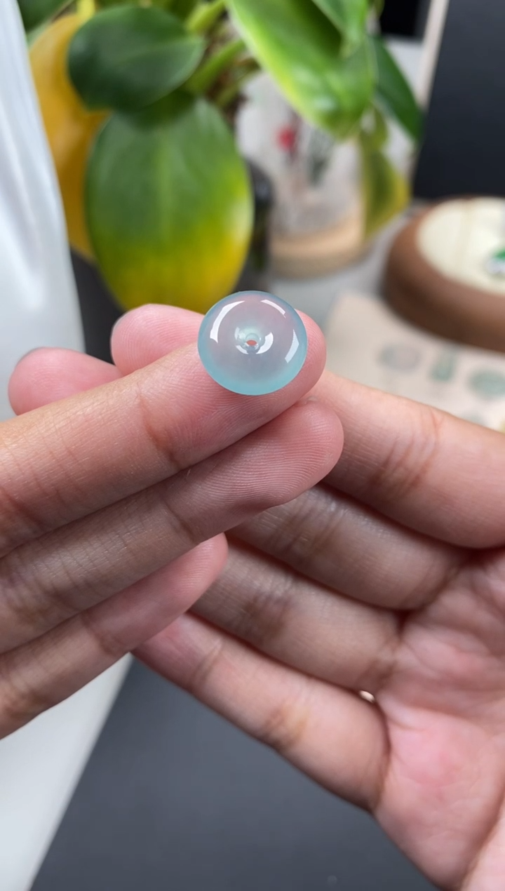 【闪购商品】翡翠颈饰未镶嵌翡翠冰晴平安扣