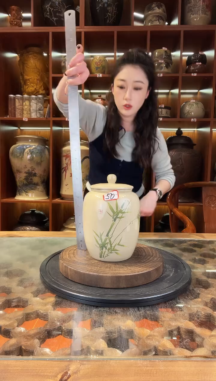 【闪购商品】缸云南建水紫陶白泥茶罐@50