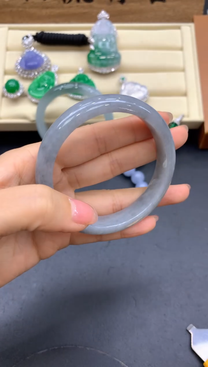 【闪购商品】翡翠手镯未镶嵌50-中国好珍宝