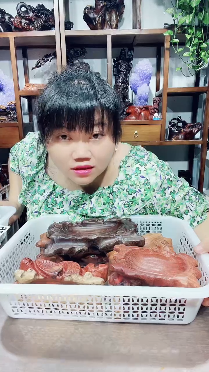 紫檀木类端景台AA