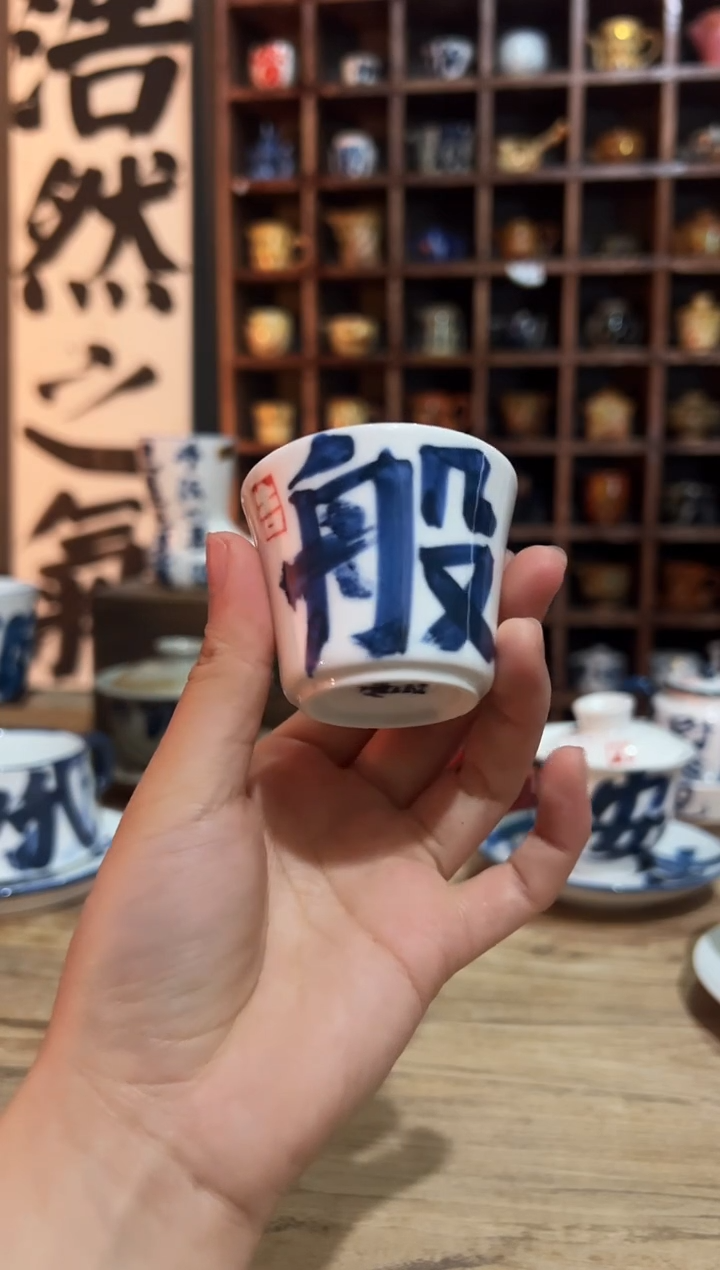 【闪购商品】观云听雨原创手绘茶具