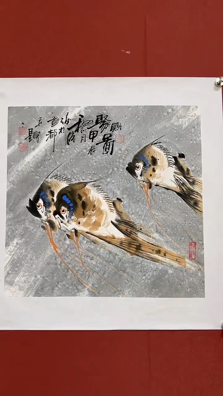 国画3吕俊成老师 国画 2平尺