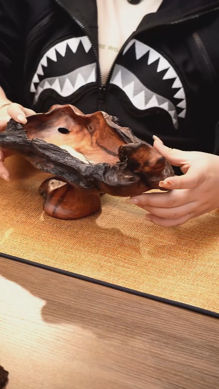 15号云小屋紫柚木果盘