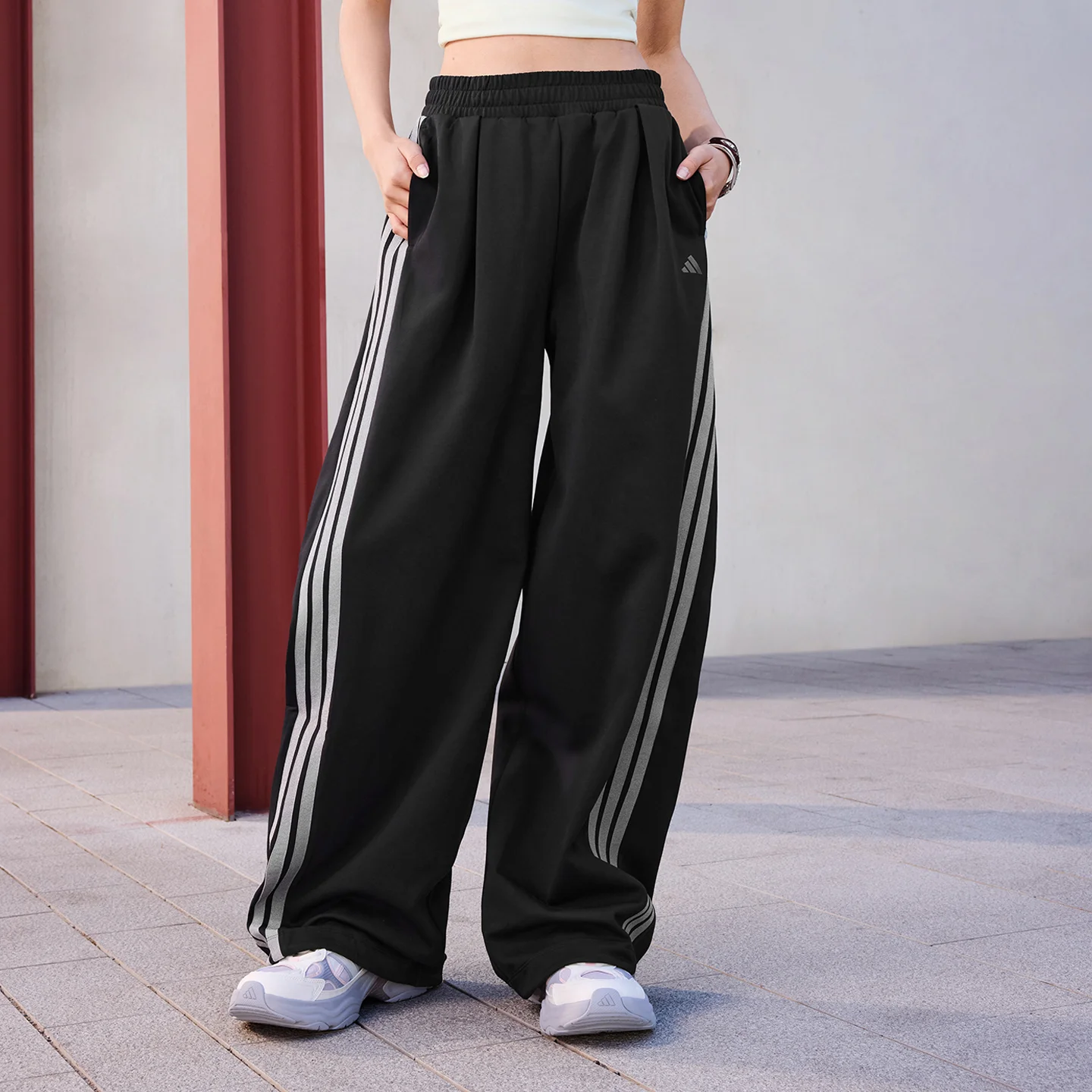 adidas/阿迪达斯女DANCE INTERLOCK PANT 舞动系列扭扭裤KR7594