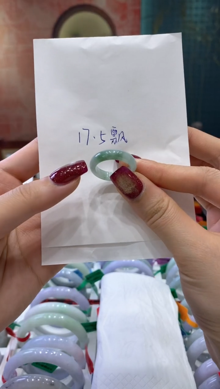 【闪购商品】翡翠戒圈未镶嵌多人00911