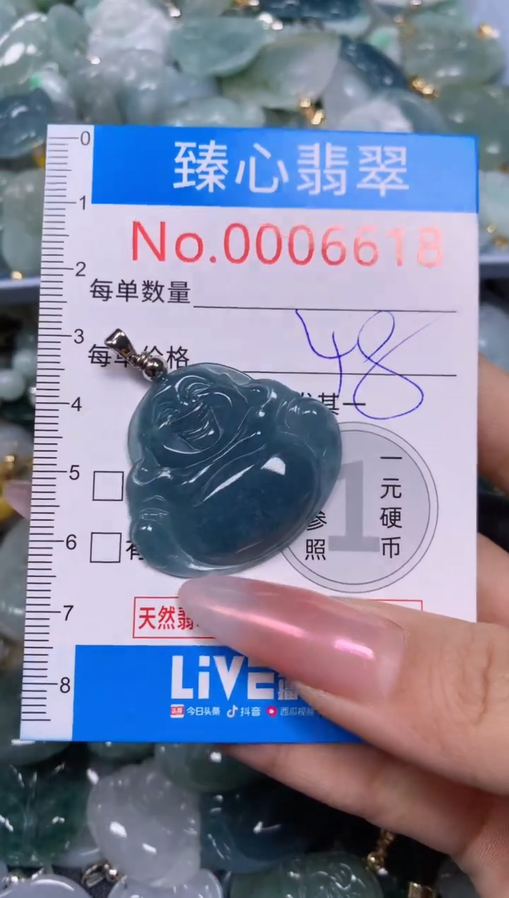 【闪购商品】翡翠颈饰未镶嵌含绳0006618