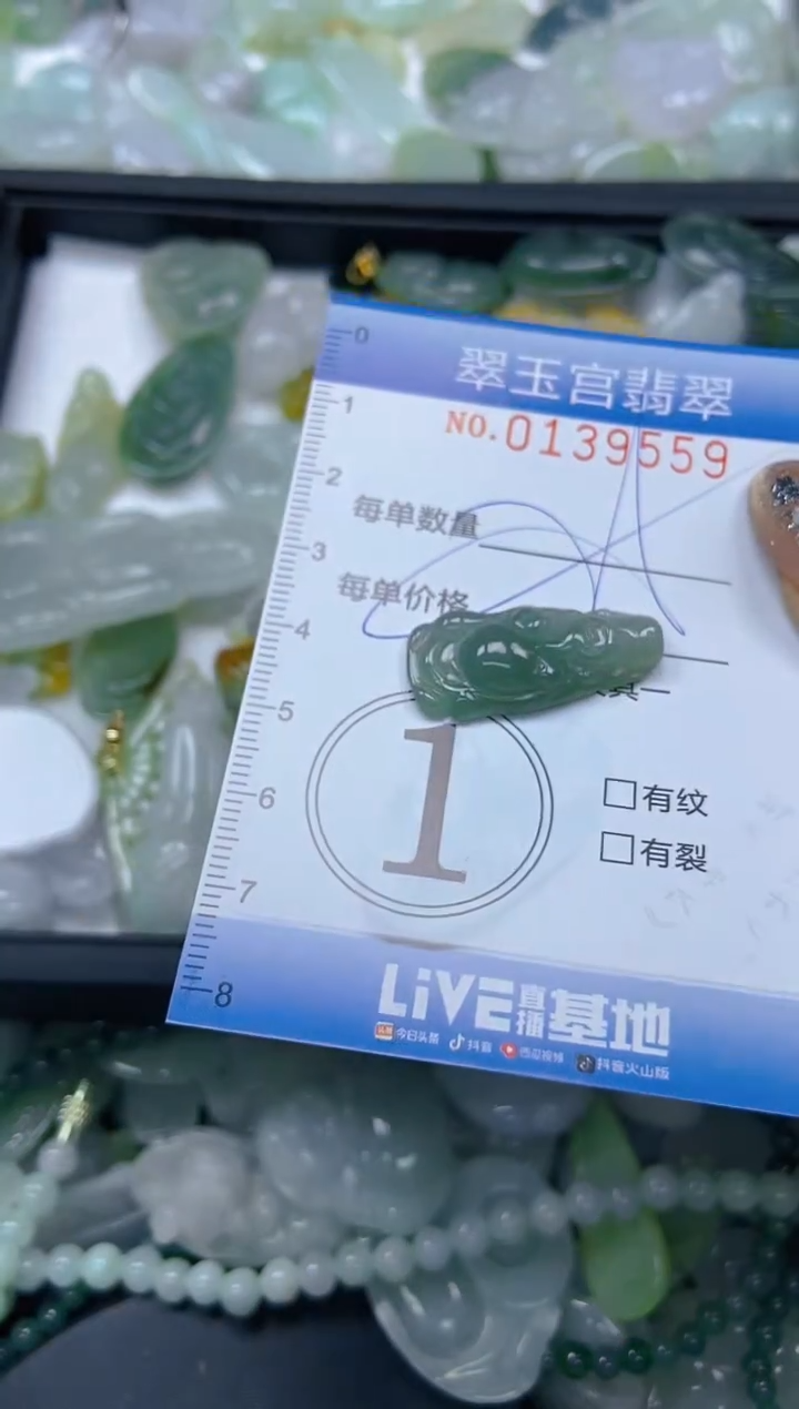 翡翠未镶嵌颈饰闪购0139559