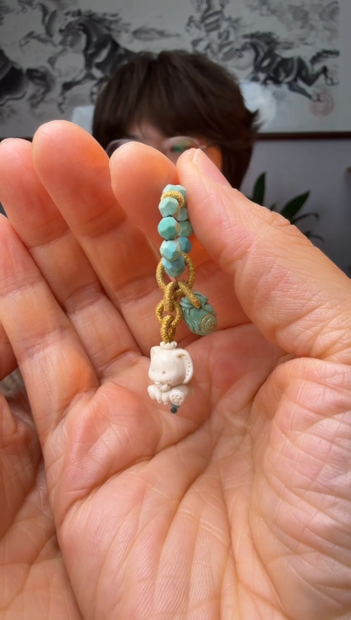 【闪购商品】绿松石提溜未镶嵌时尚百搭A1249