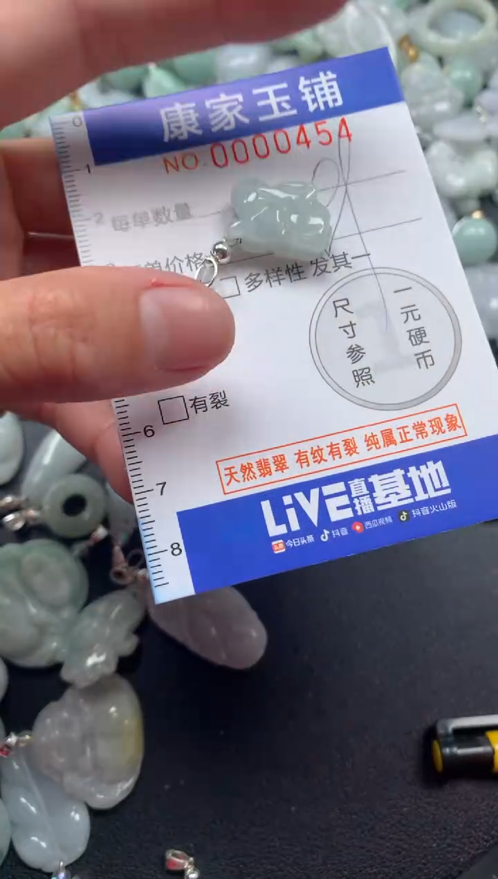 颈饰未镶嵌翡翠454