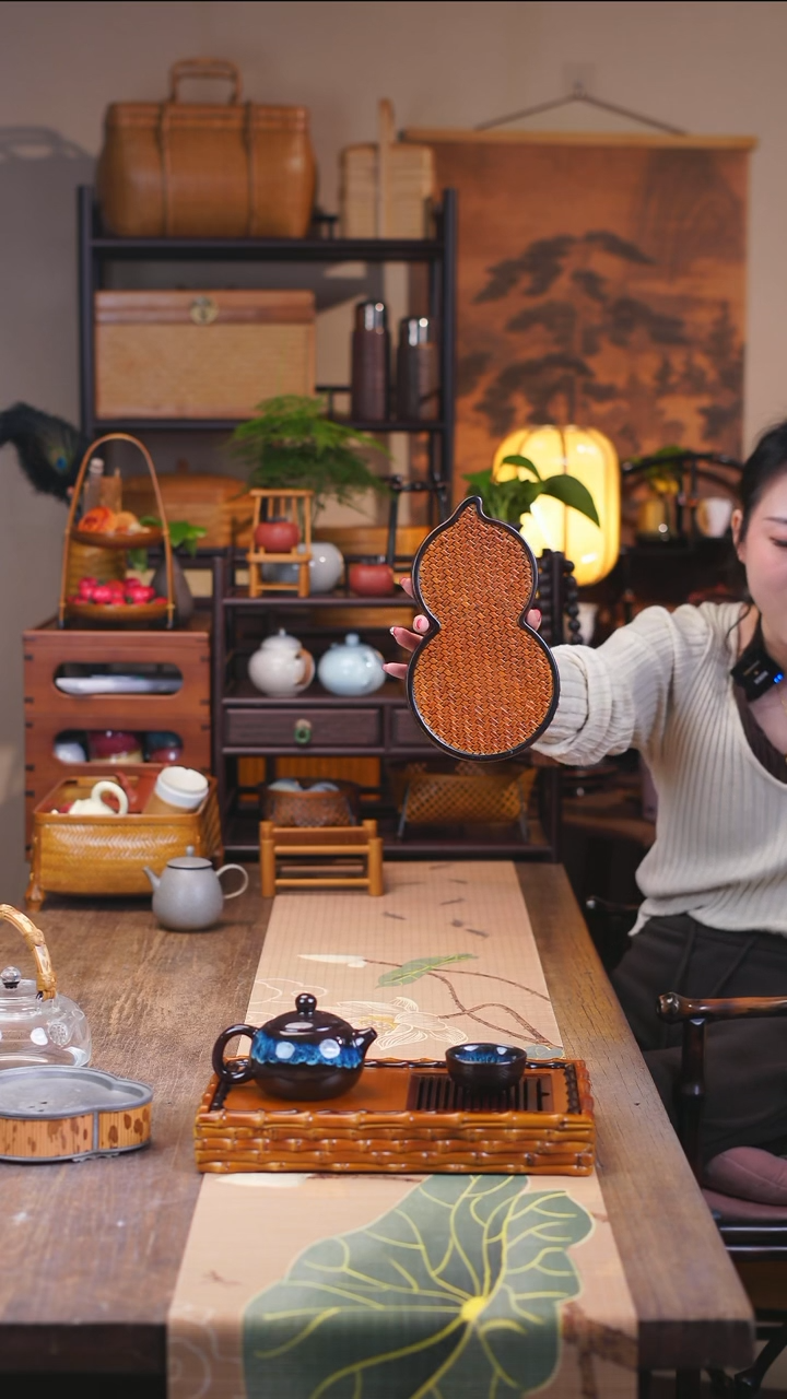 葫芦干泡非遗竹编