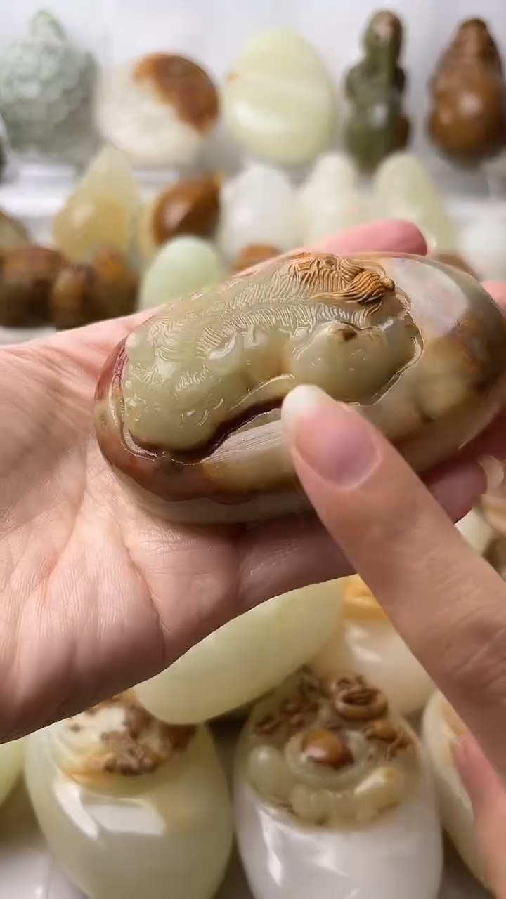 石材古青石棉纹正常不退换霸王貔貅